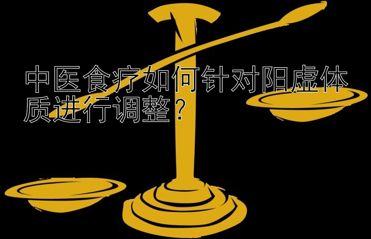 中医食疗如何针对阳虚体质进行调整？