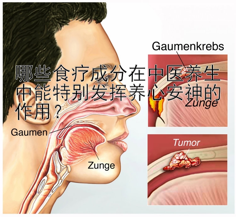 哪些食疗成分在中医养生中能特别发挥养心安神的作用？