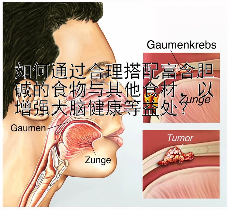 如何通过合理搭配富含胆碱的食物与其他食材，以增强大脑健康等益处？