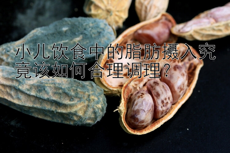 小儿饮食中的脂肪摄入究竟该如何合理调理？