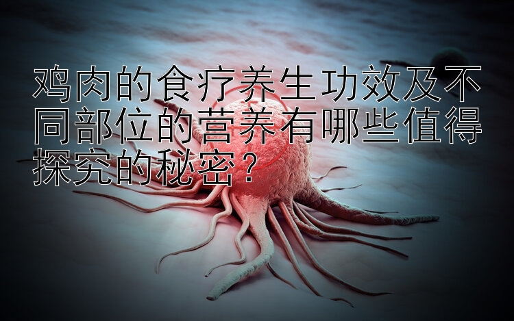 鸡肉的食疗养生功效及不同部位的营养有哪些值得探究的秘密？